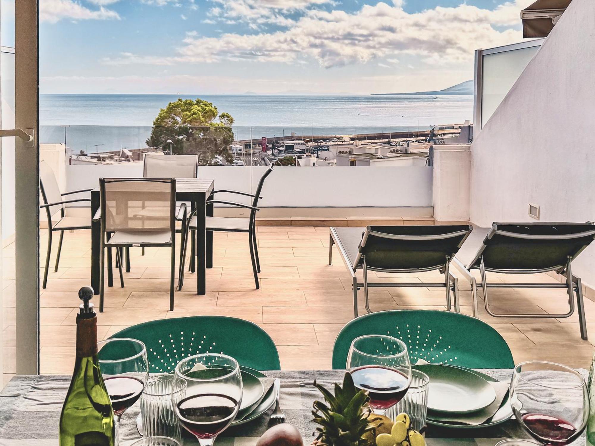 Vila Arthouse Sea View - Acquamarina E Zaffiro Puerto del Carmen  Exteriér fotografie
